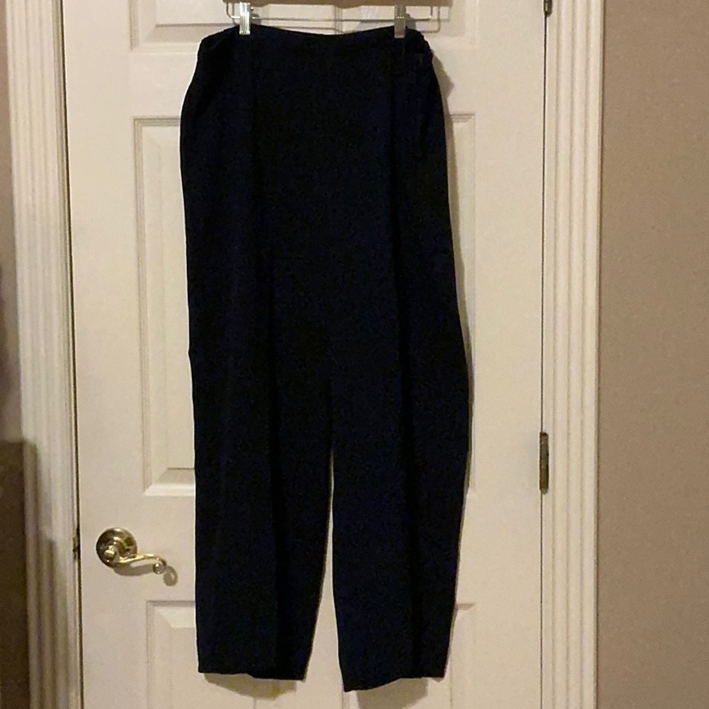 Vintage 18 washable suit pants dark navy blue